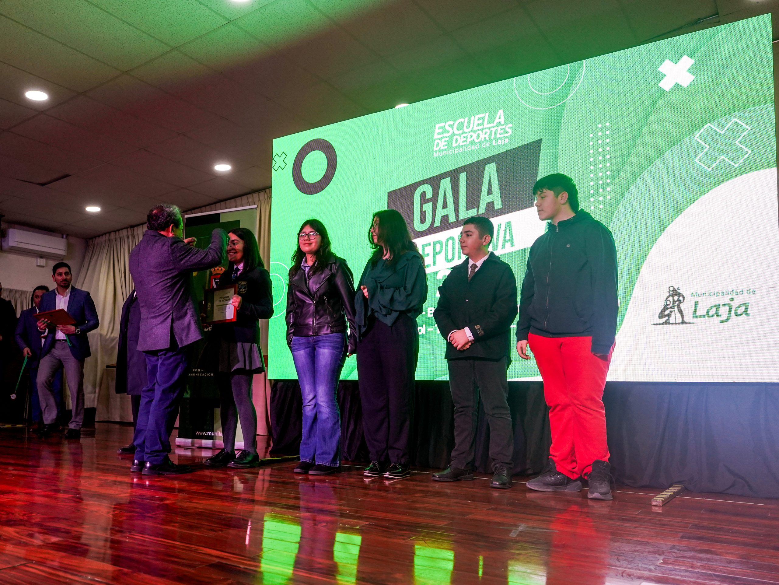 Laja celebró la Primera Gala Deportiva de la Escuela de Deportes Municipal 2025