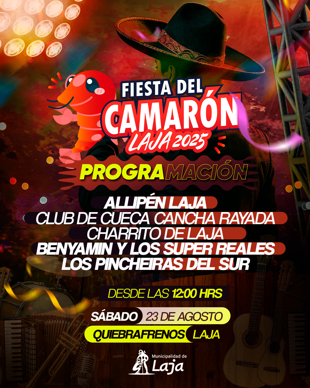 Fiesta del Camarón 2025 en Laja: programación