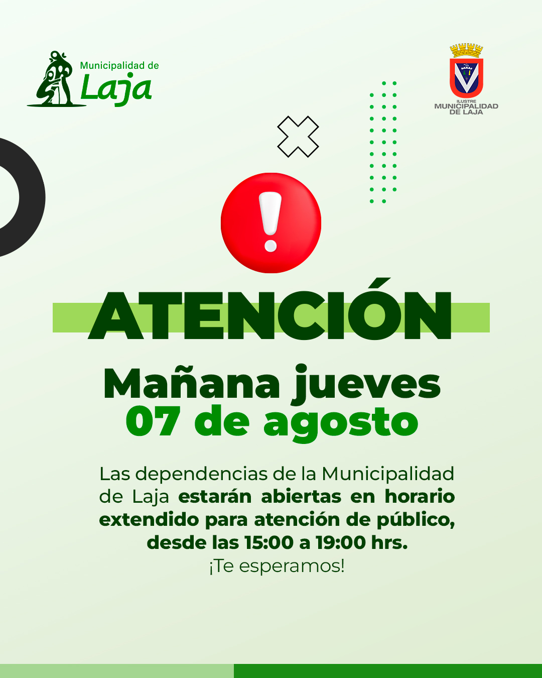 ¡Atención comunidad!