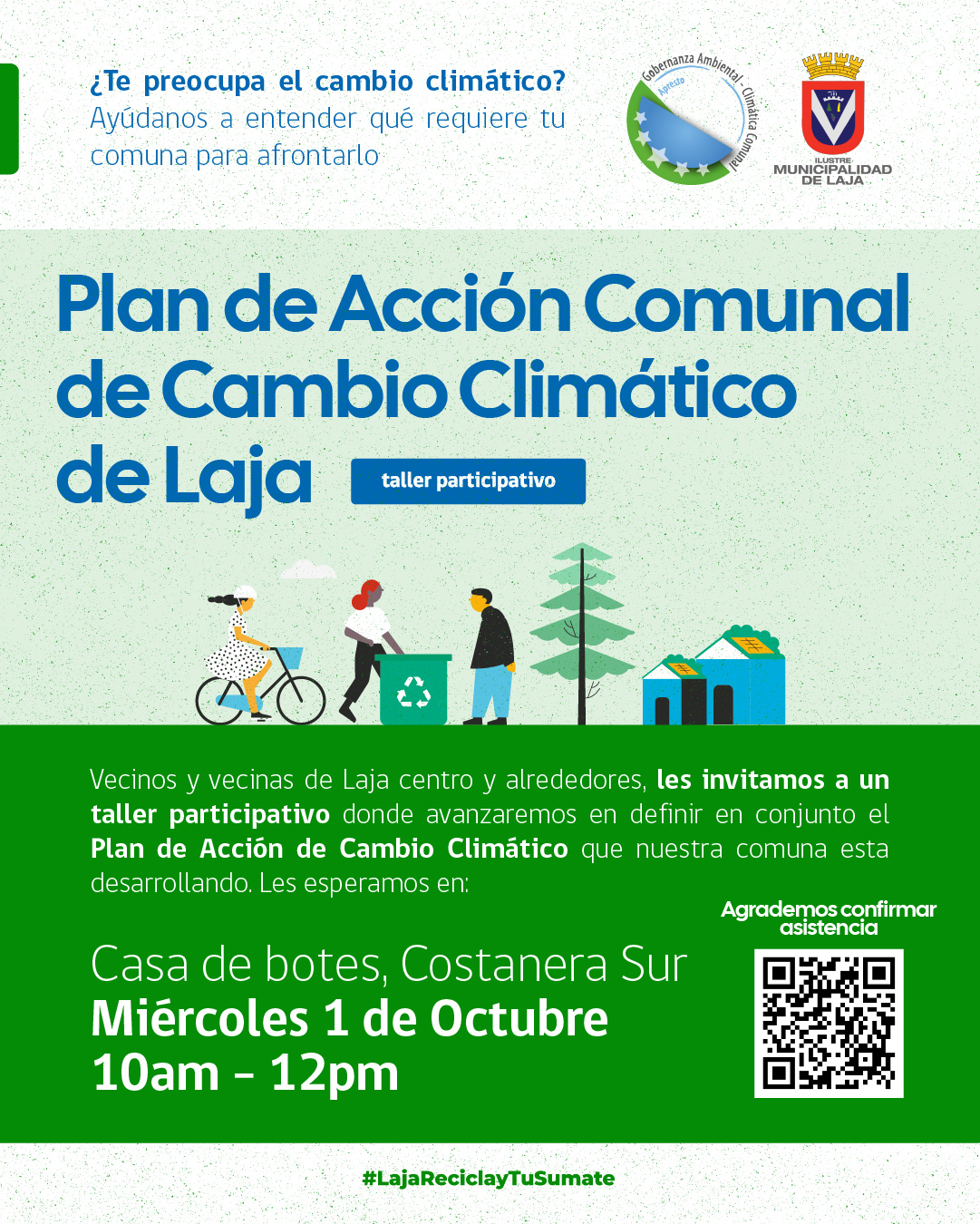 Laja avanza en su Plan de Acción Comunal de Cambio Climático