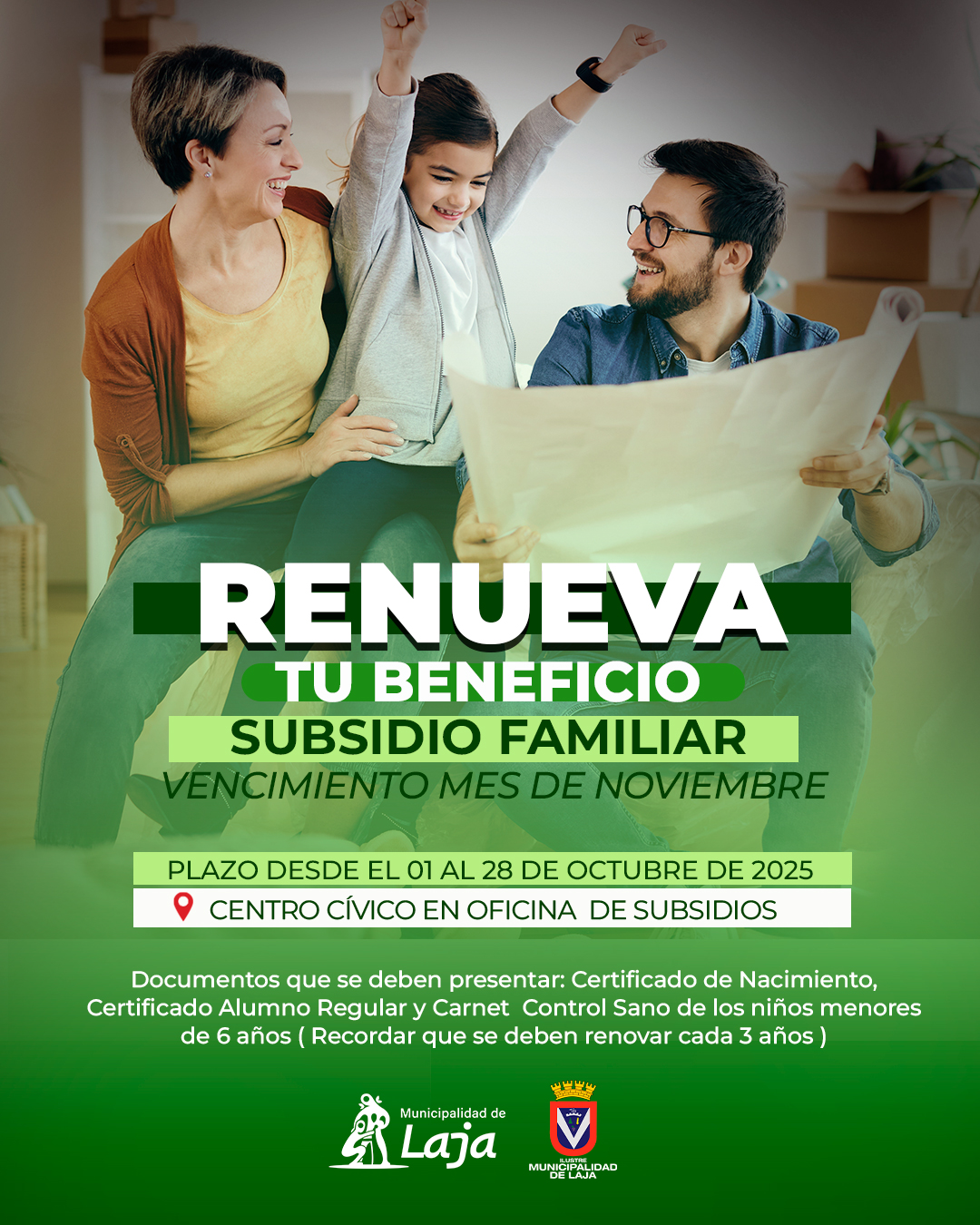 Atención beneficiarios del Subsidio Familiar