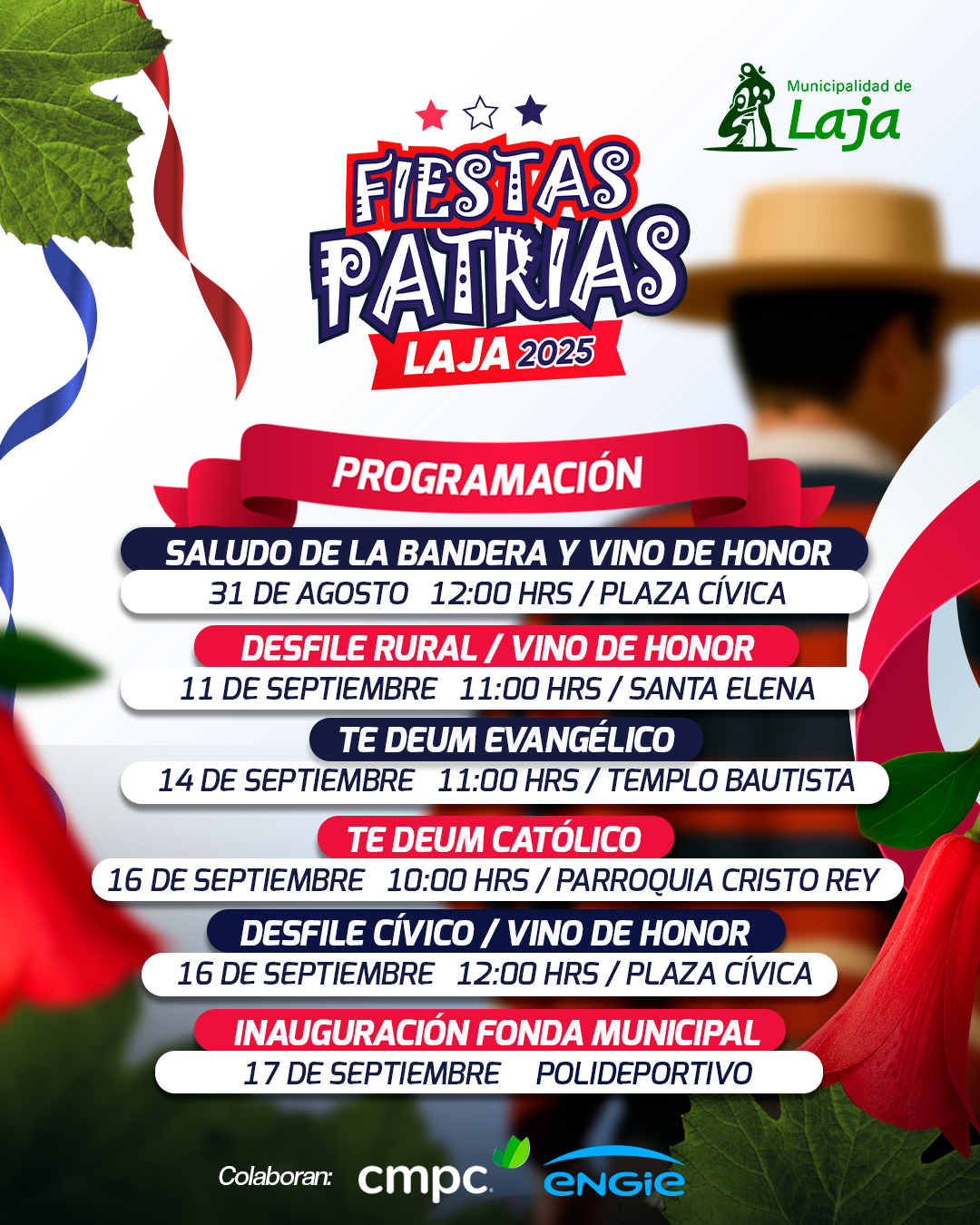 ¡Laja ya vive las Fiestas Patrias 2025!