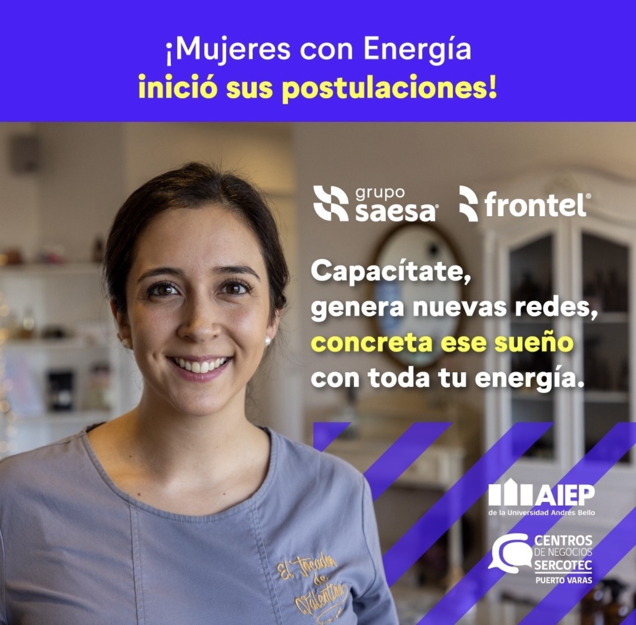  ¡Últimos días para postular al programa “Mujeres con Energía” de Frontel!