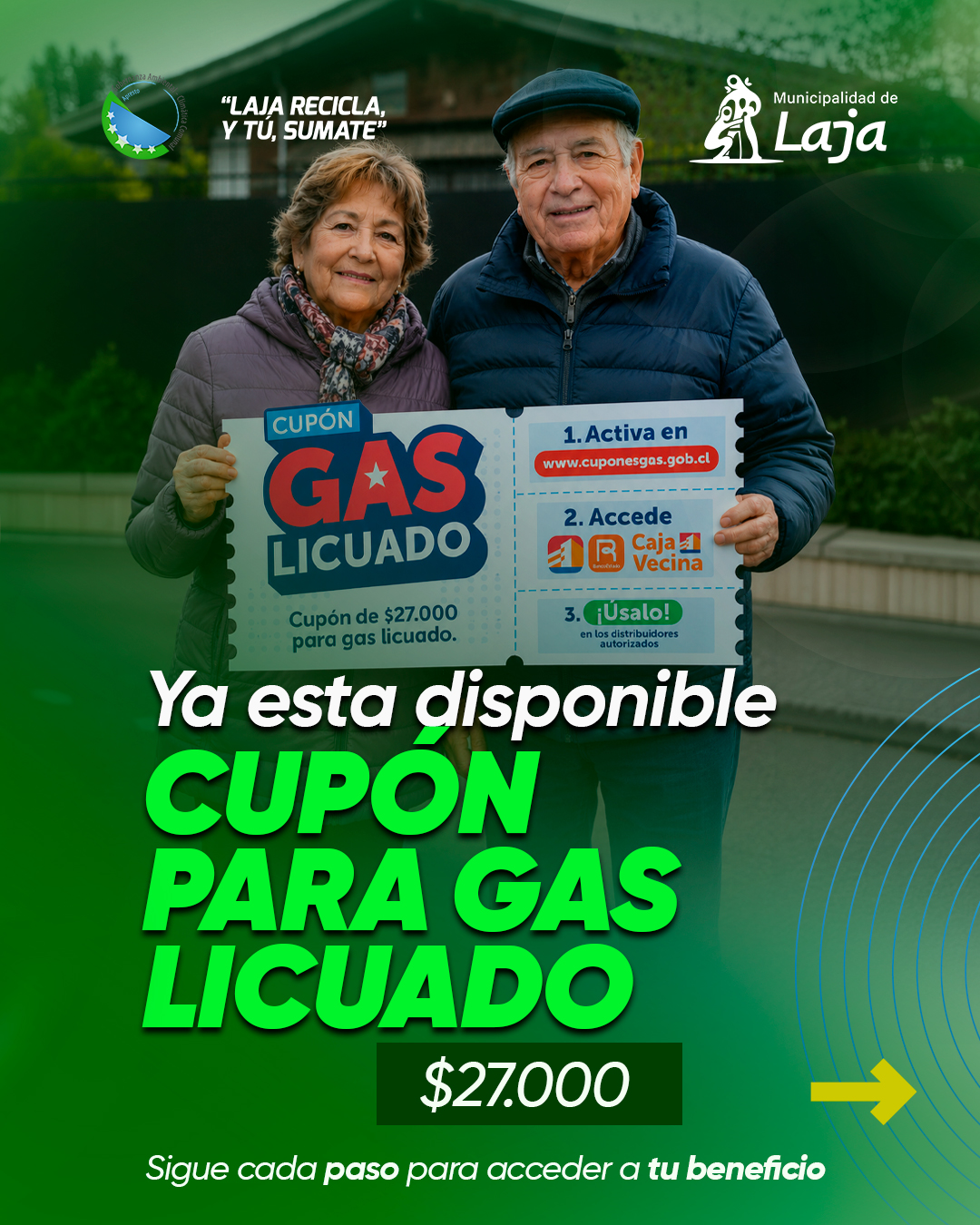Gobierno habilita cupón de gas licuado para apoyar a familias más vulnerables del país