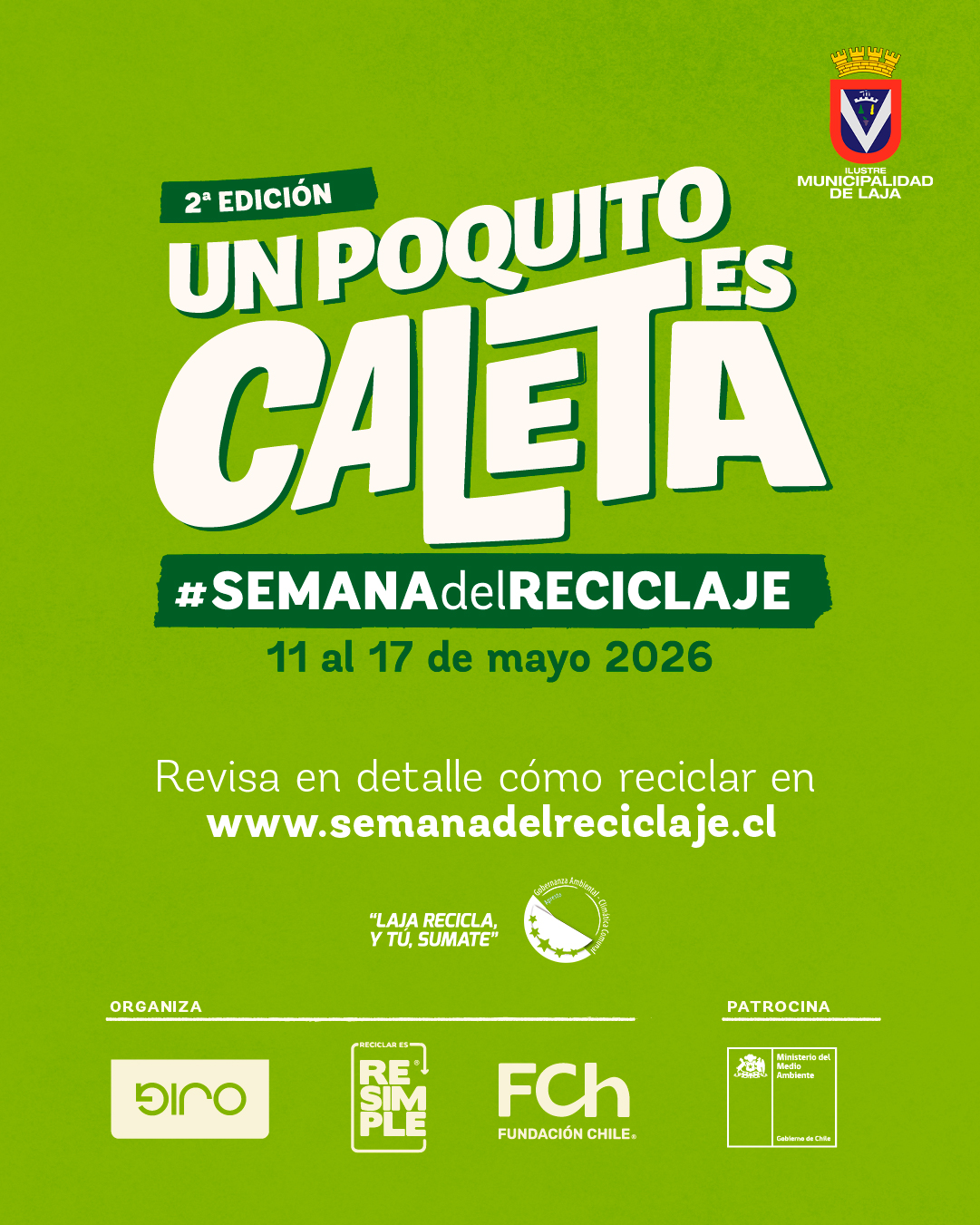 ¡En Laja nos sumamos a la Semana del Reciclaje!
