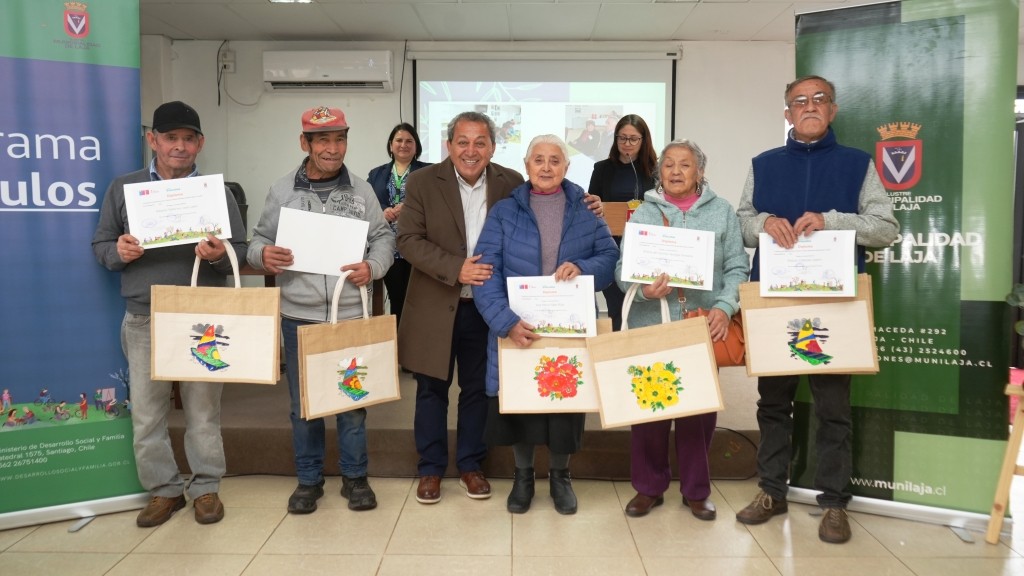 Programa Vínculos culmina una nueva etapa fortaleciendo el bienestar y la integración de adultos mayores de Laja