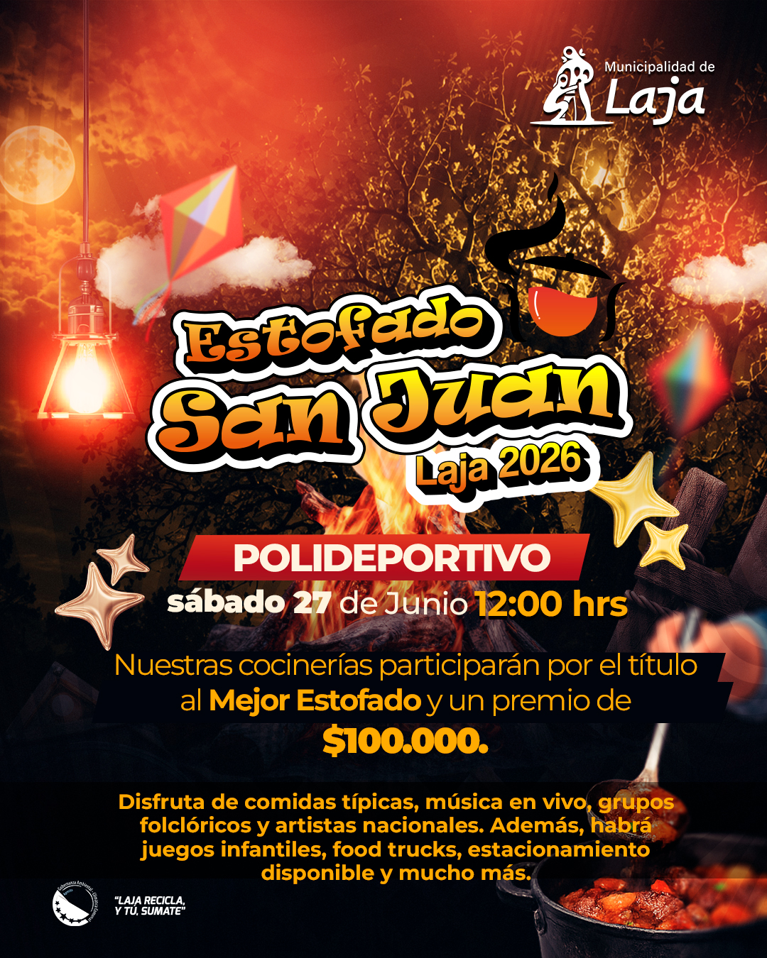 Laja invita a celebrar las tradiciones en una nueva versión del Estofado San Juan 2026