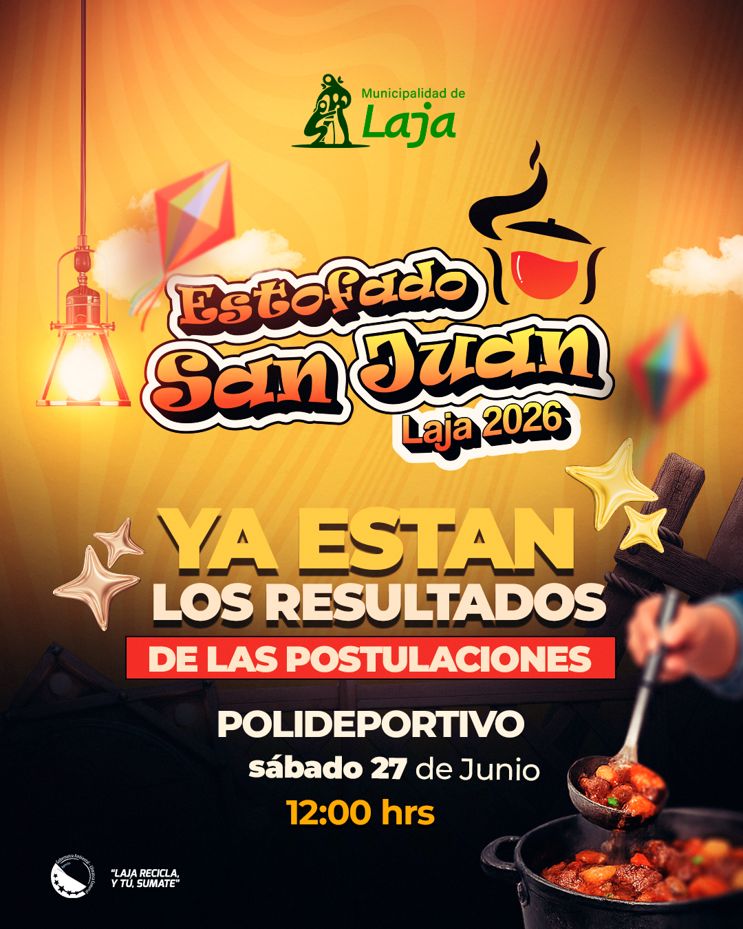 Resultados de postulación: Estofado de San Juan Laja 2026