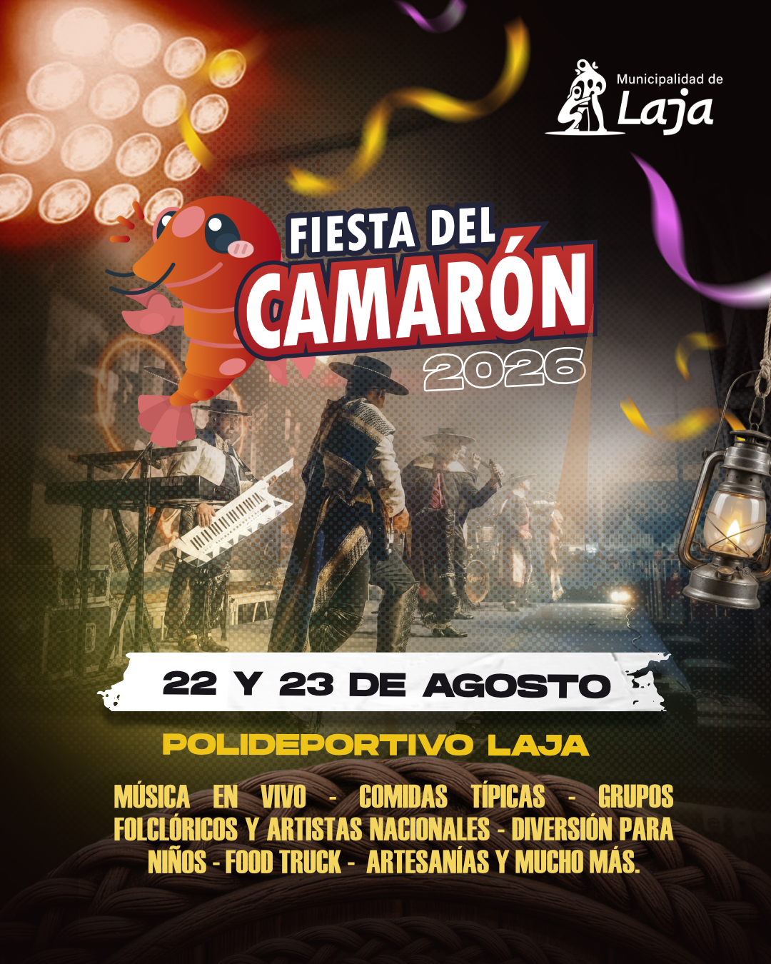 Laja invita a disfrutar de la Fiesta del Camarón 2026